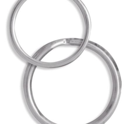 Split Key Rings-Nickel Plated