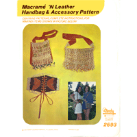 2693 Macrame N Leather Handbag And Accessory Pattern 2