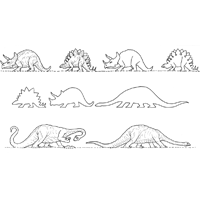 Belt Designs Dinosaurs