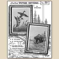 Craftool Picture Patterns Pack #20 Pin-tails & Grizzly