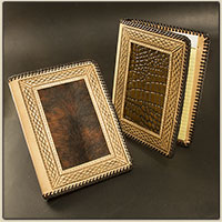 Exotic Inlay Notebook Cover Pattern — Tandy Leather Europe