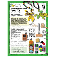 Jungle Rainforest Tooling Frog Shape Lesson Plan