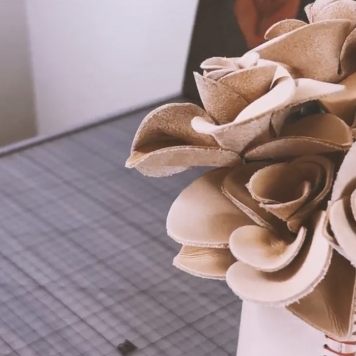 Build-A-Long: Half Dozen Leather Roses (with BONUS Vase!)