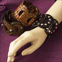 Leather Link Bracelet Pattern