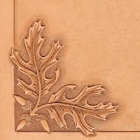 Oak Leaf Acorn Corner Design