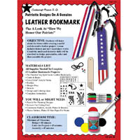 Patriotic Non Tooling Bookmark Fringed Lesson Plan