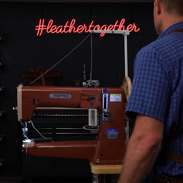 How to thread the TandyPro® by Leather Machine Co. Class 4 Dream Machine