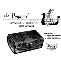 The Voyager Jewelry Case Kit Pattern