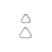Stainless Steel Triangle Split Rings 10 Pack