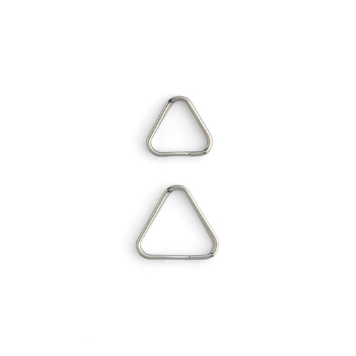 Stainless Steel Triangle Split Rings 10 Pack