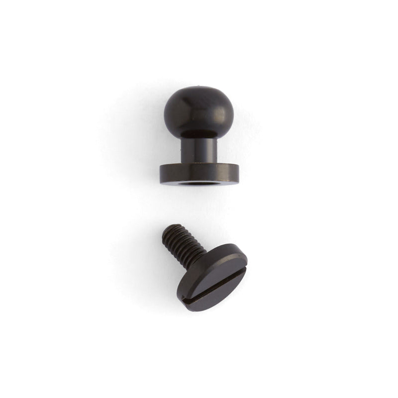 Button Stud 10 Pack Black Plate / 5/16" (8 mm)
