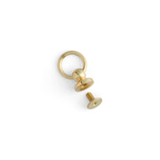 Adalynn Button Stud with Strap Hanger