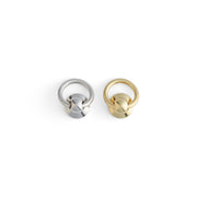 Adalynn Button Stud with Strap Hanger