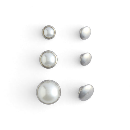 Synthetic Pearl Dome Rivets 10 Pack