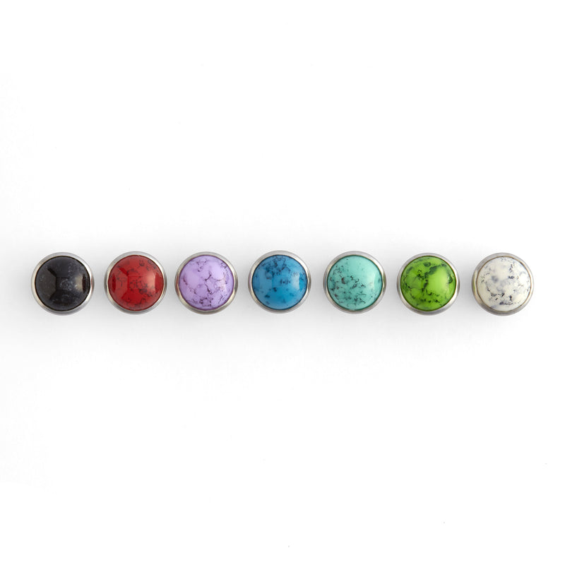 Synthetic Crystal Rivets 10 Pack