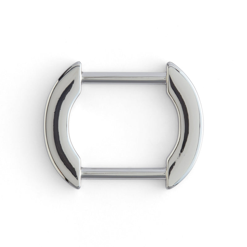Flat Arch Strap Ring Nickel Plate