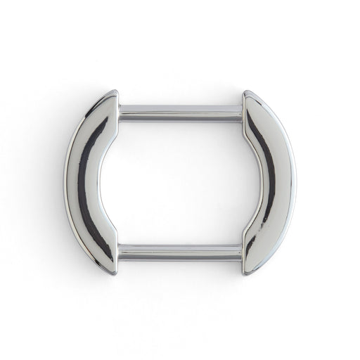 Flat Arch Strap Ring Nickel Plate