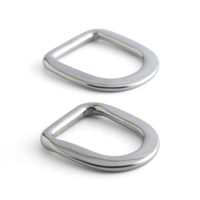 Flat Formed Stainless Steel Cinch D-Rings