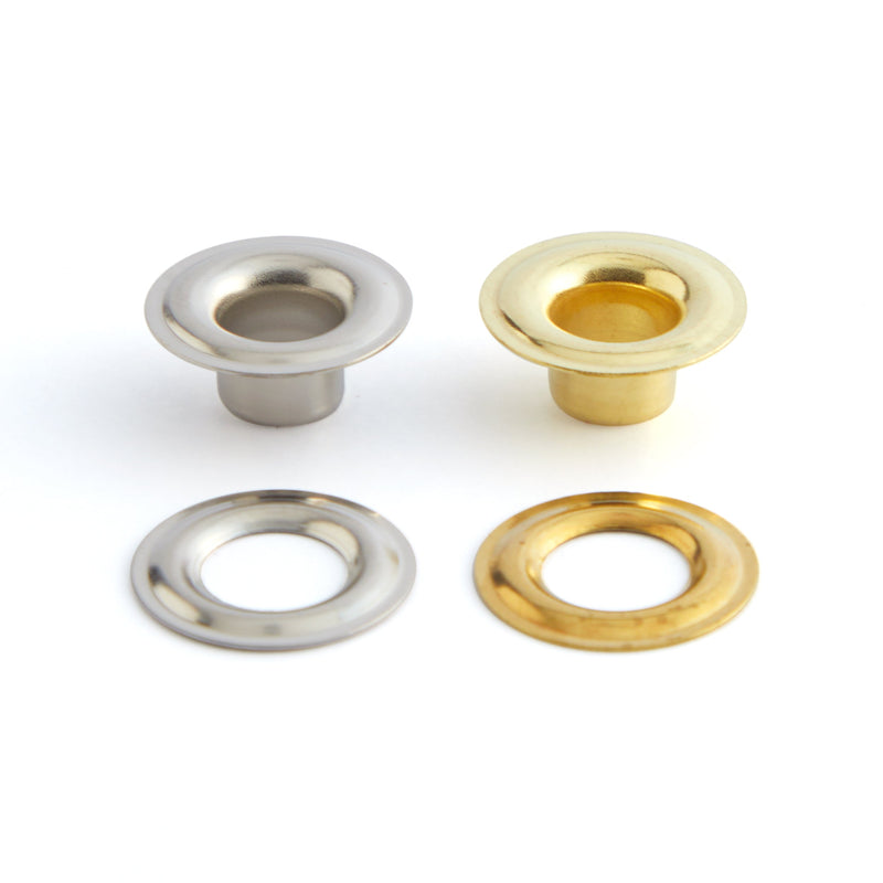 Brass Long Post Grommets 10 Pack