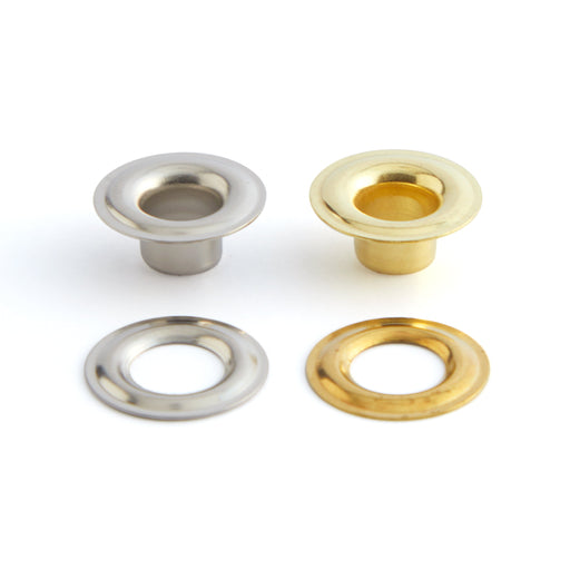 Brass Long Post Grommets 10 Pack