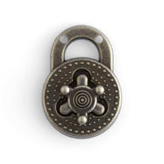 Turn-Lock Bag Clasp Antique Nickel Finish