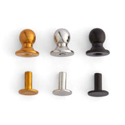 Solid Brass Sam Browne Button Stud