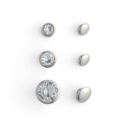 Synthetic Crystal Rivets 10 Pack
