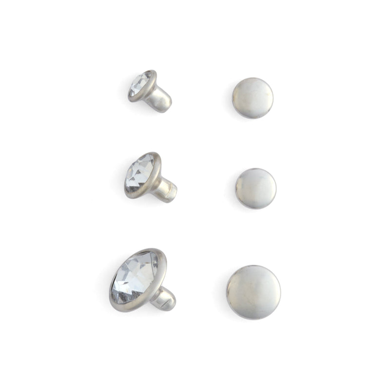 Synthetic Crystal Rivets 10 Pack