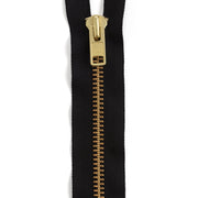 YKK #10 Brass Complete Chap Zipper