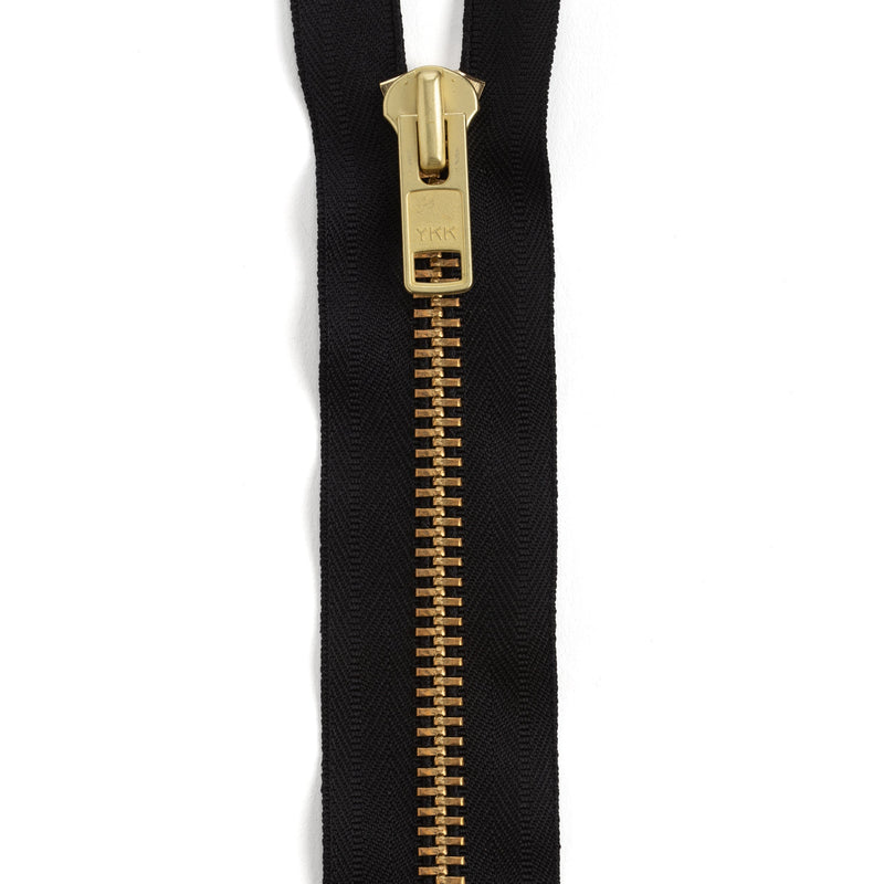 YKK #10 Brass Complete Chap Zipper