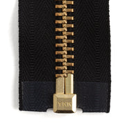 YKK #10 Brass Complete Chap Zipper