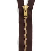 YKK #10 Brass Complete Chap Zipper