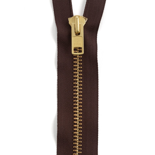 YKK #10 Brass Complete Chap Zipper
