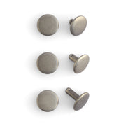 Wide Double Cap Rivets 100 Pack