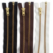 YKK #10 Brass Complete Chap Zipper