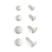 Double Cap Rivets 100 Pack