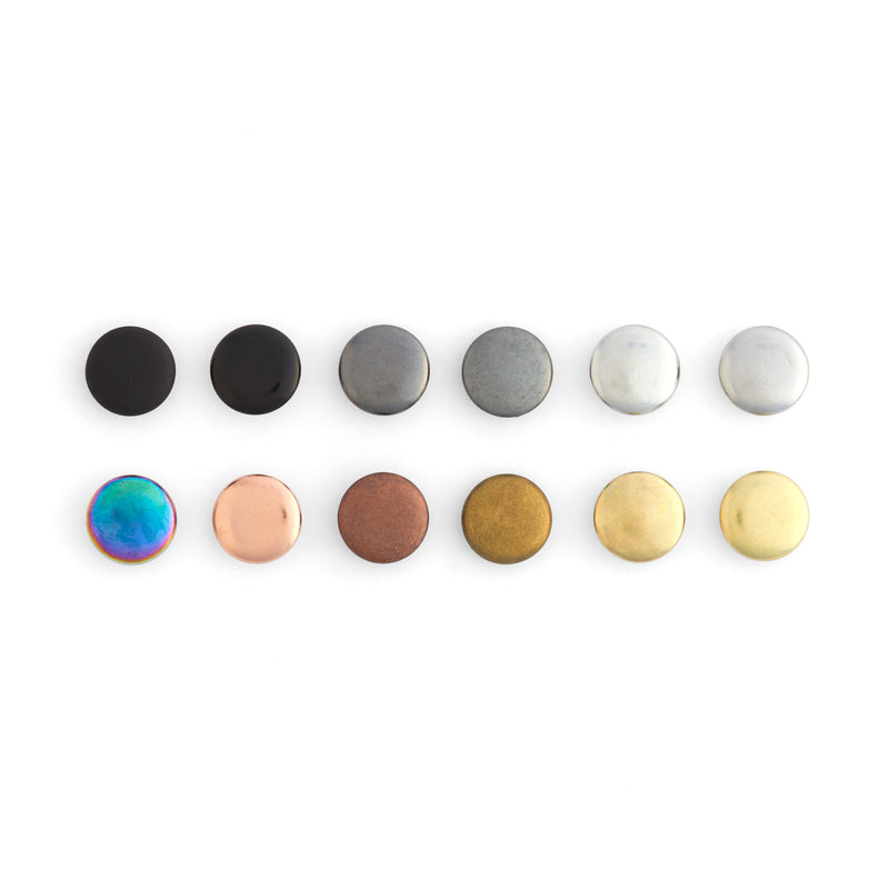 Double Cap Rivets 100 Pack