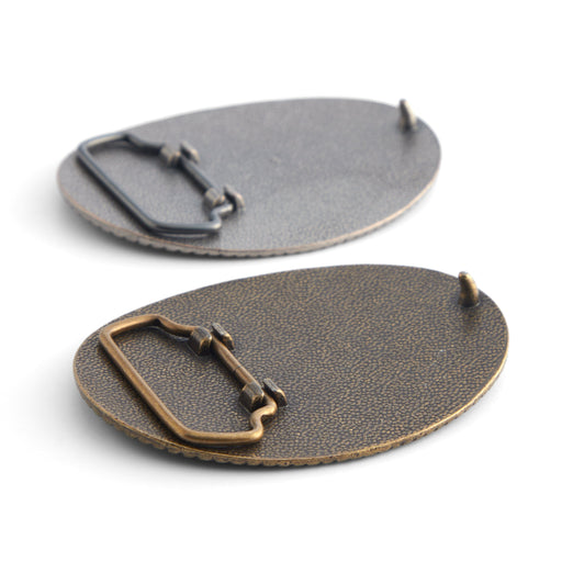 Oval Rope Edge Buckle Blanks