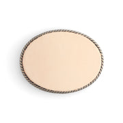 Leather Buckle Insert Oval