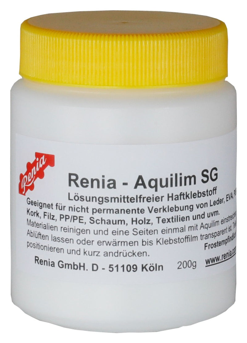Adhésif non permanent à base d'eau Renia Aquilim SG