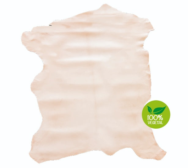 Traditional Spanish Veg-Tan Goatskin Natural Small Skin