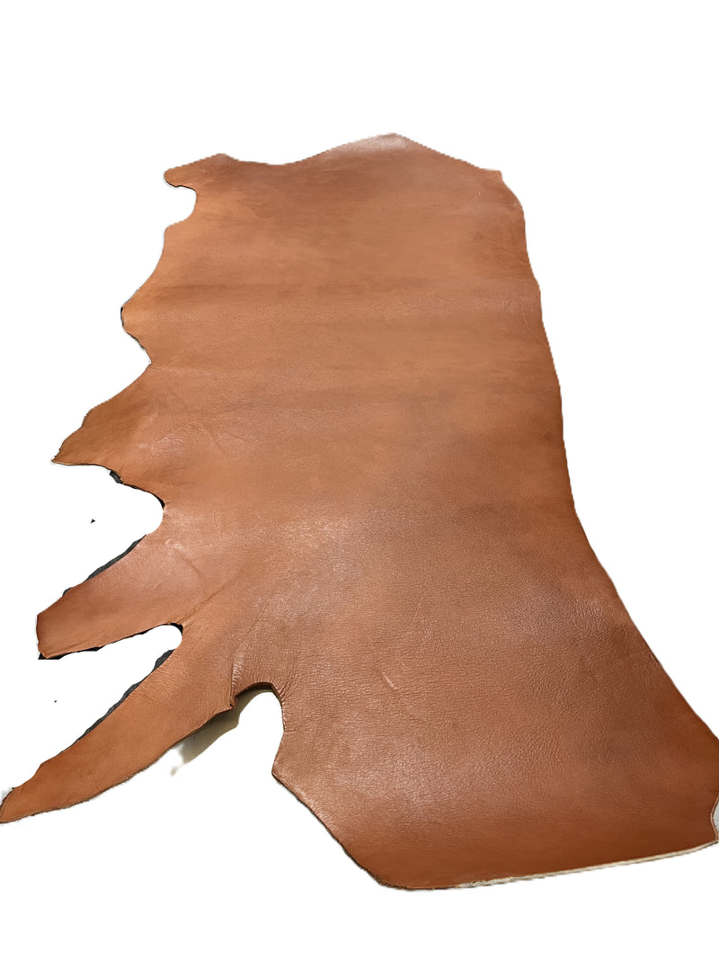 Cuir Traditionnel Espagnol Bufalo tanné Chrome Dosset Tan