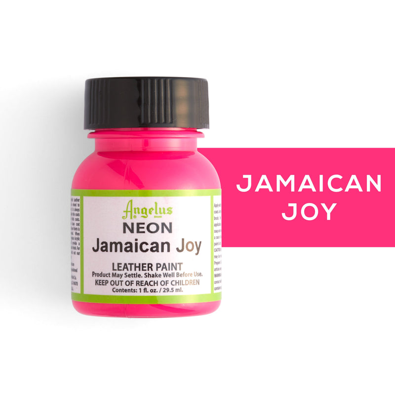 Angelus Leather Paints Neon Jamaican Joy