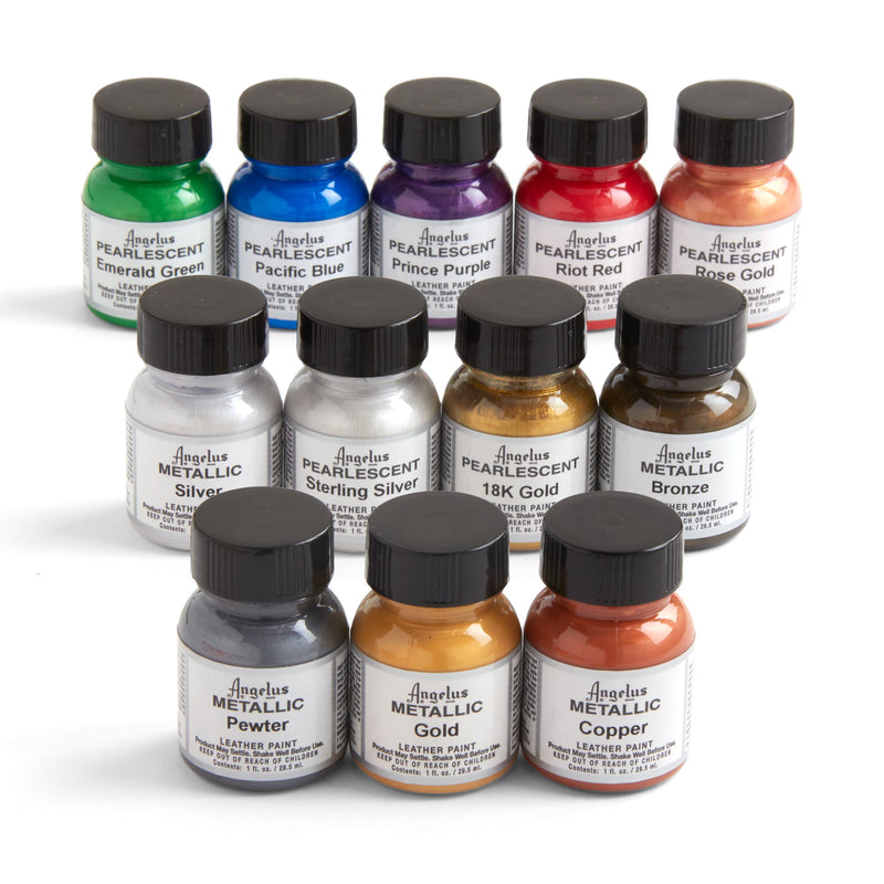 Angelus Metallic & Pearlescent Leather Paint 1 fl. oz.
