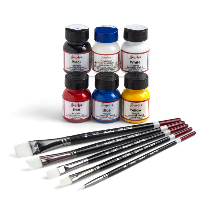 Angelus 6 Basics Kit With Brushes