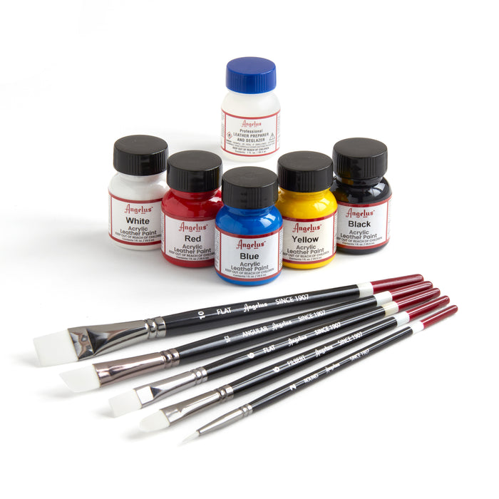 Angelus 6 Basics Kit With Brushes
