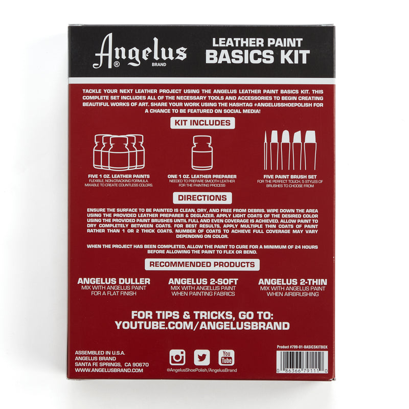 Angelus 6 Basics Kit With Brushes
