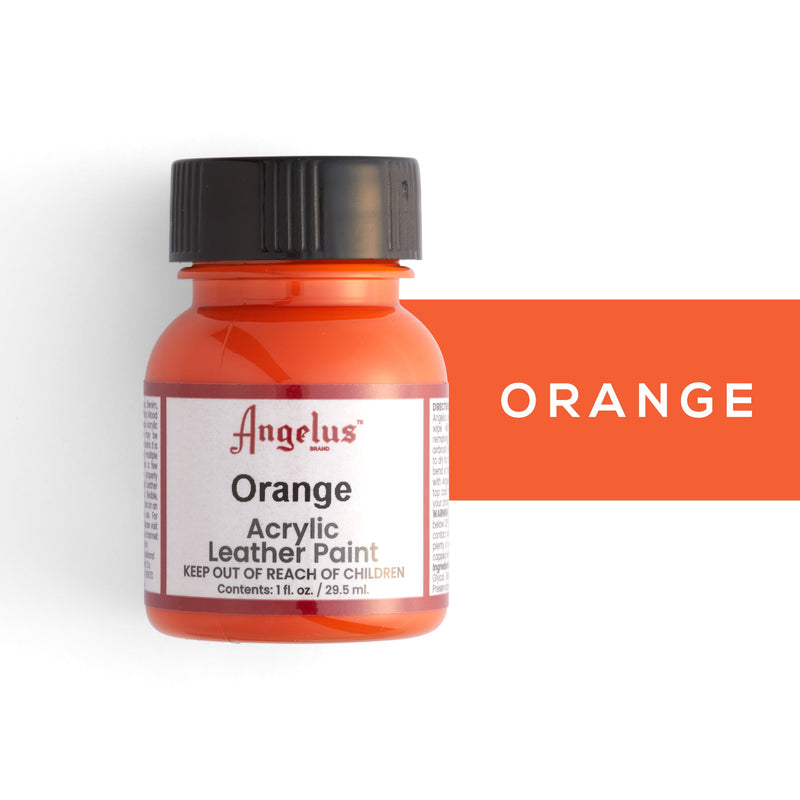 Angelus Leather Paints Orange