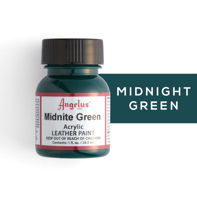 Angelus Leather Paints Midnight Green