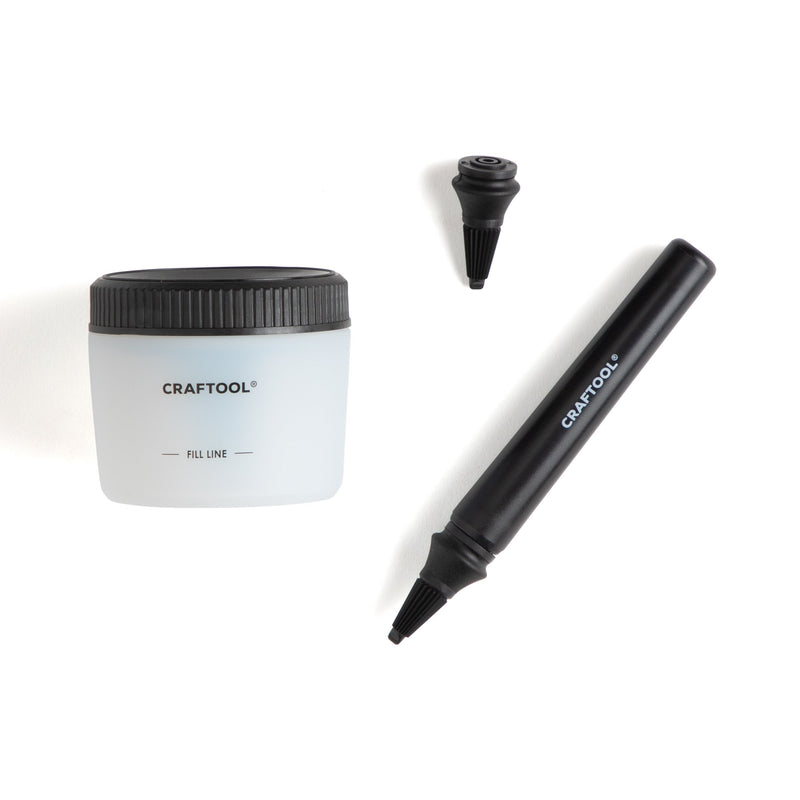 Craftool® Edge Dyeing Pen and Silicone Bottle Set - FINAL SALE